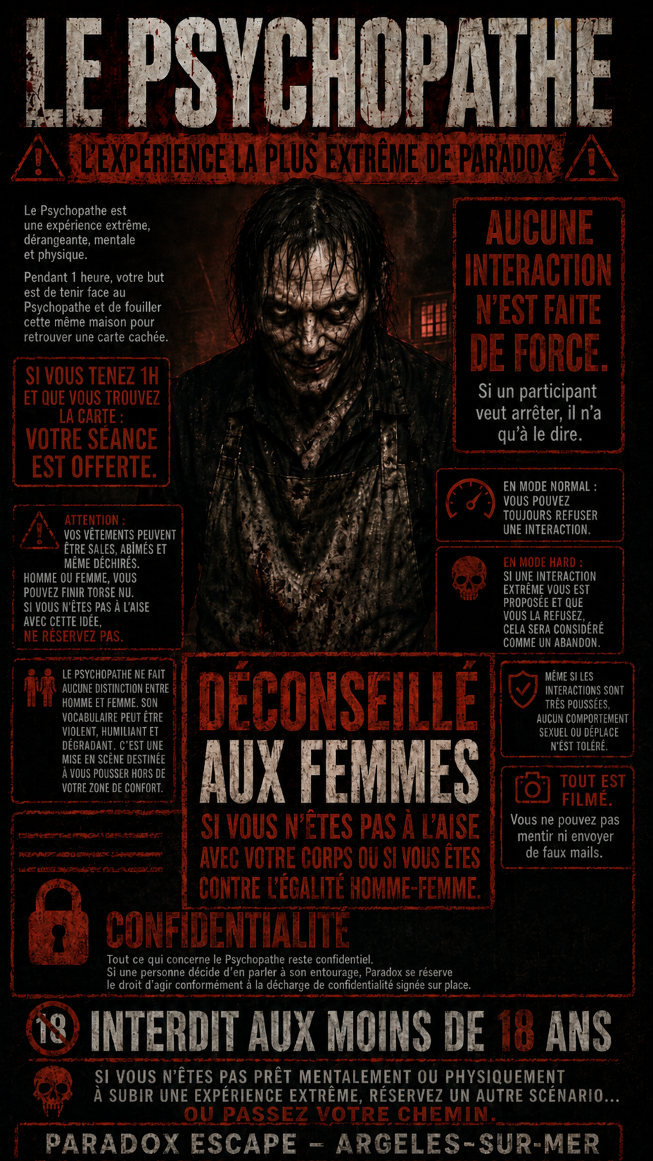 Le Psychopathe — affiche et informations Paradox